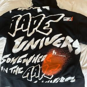 AAPE by A Bathing Ape Hoodie – Men’s Large – Black Graphic Streetwear